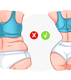 You work out your abs but find your waist getting wider.